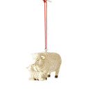 Farm Animal With Baby Ornament - Sheep