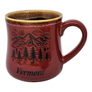 Vermont Green Mountains Mug - Brick