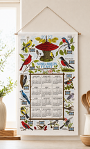 2027 Linen Calendar Towel - Songbird Festival - Calendars - by Kay Dee Design - view 2
