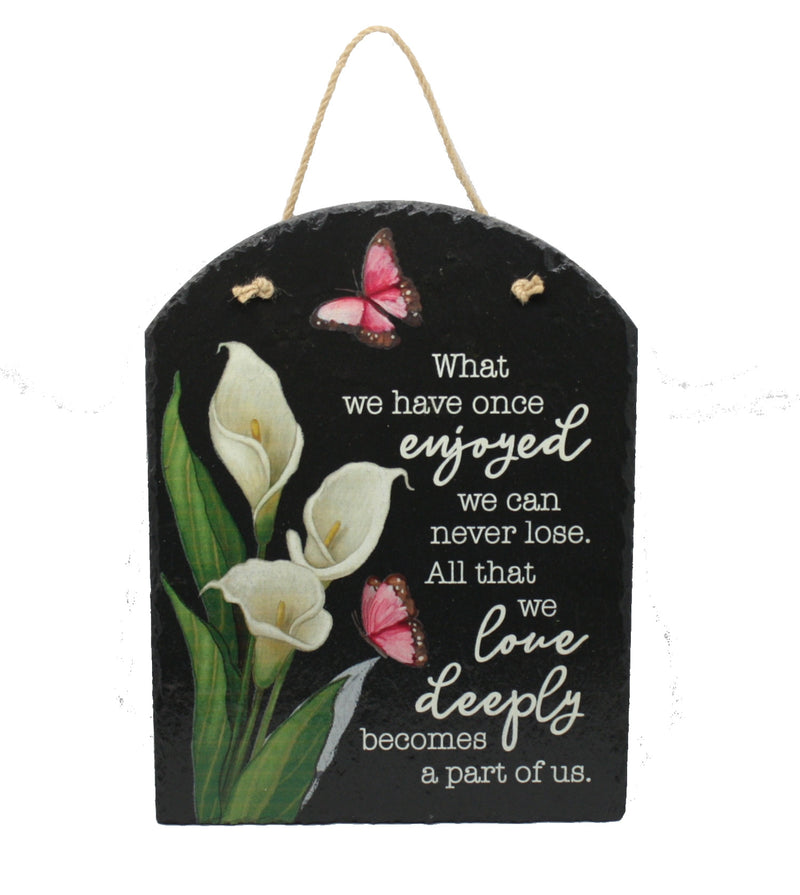 Love Deeply Slate Garden Plaque - The Country Christmas Loft