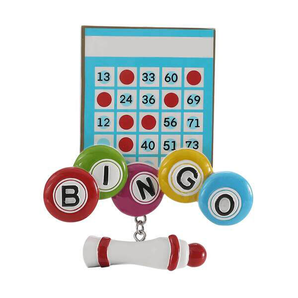 Bingo Card Ornament
