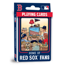 Boston Red Sox Fan Deck Playing Cards - 54 Card Deck - Toy Shoppe >> Games - by Masterpiece Puzzle