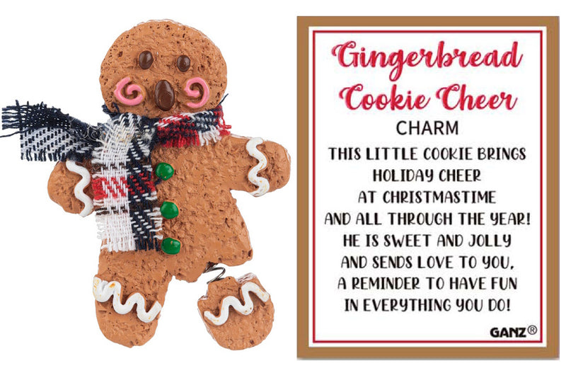 Gingerbread Cookie Cheer Charm