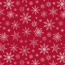 Snowflakes on Red Wrapping Paper - Gift Shoppe >> Gift Wrap - by Hallmark