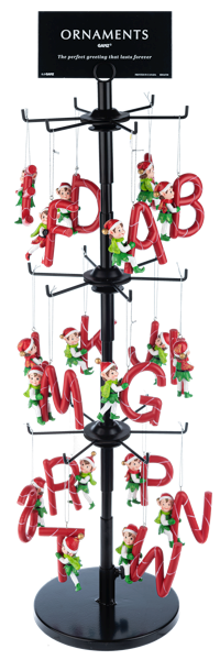 Kindness Elves Monogram Ornament -