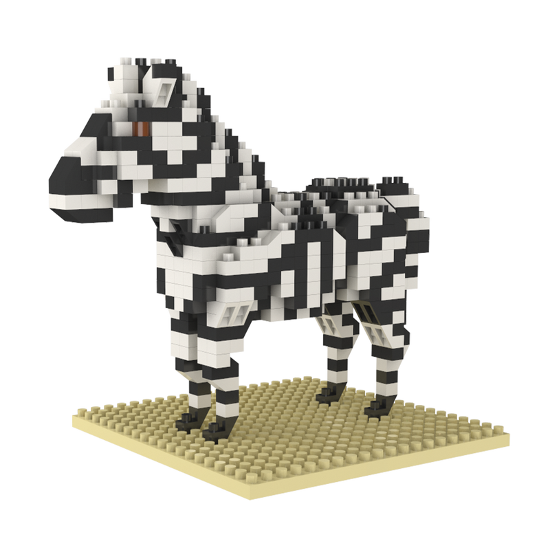 Mini Building Blocks -  Zebra