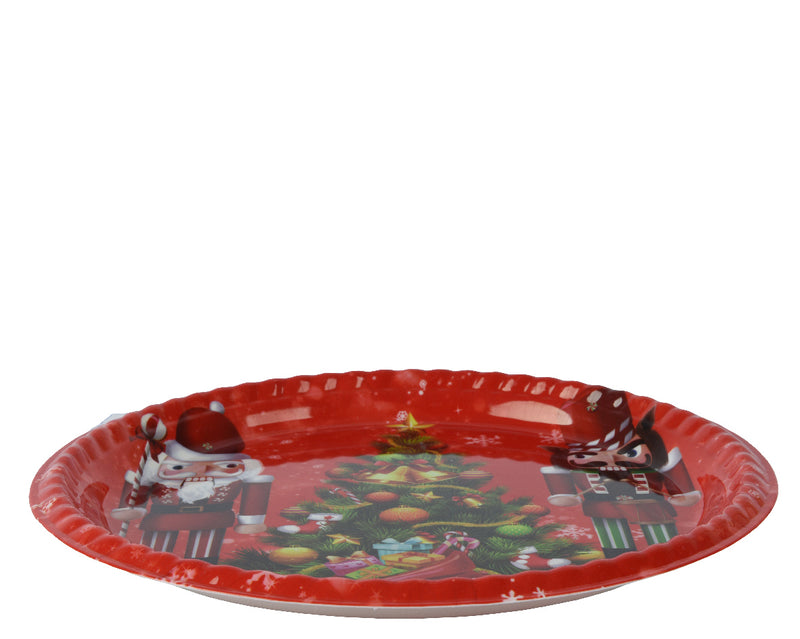 Nutcracker Christmas Decorative Plate - 11 Inches