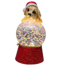 Lighted Lab Snowglobe