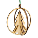 3D Tree - Shelburne Vermont - Laser Cut Ornament