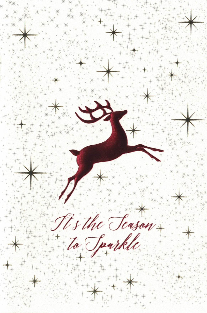 Elegant Boxed Cards - Reindeer Sparkle