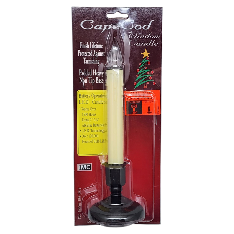 Cape Cod LED Window Candle - Antique Bronze