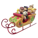 Snoopy and Friends in Sleigh Figurine