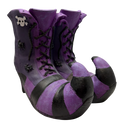 Halloween Witch Boots - Purple
