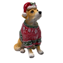 Holiday Yellow Lab Figurine