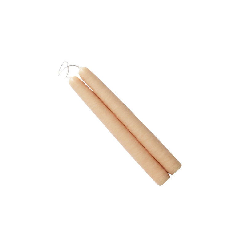 Mole Hollow Taper Pair (Ivory) - - The Country Christmas Loft