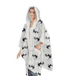 Snuggs Wrap - Shih Tzu  Black and White - Clothing >> Novelty - by E&S Pets