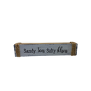 Sandy Toes Salty Kisses Shelf Sitter - Gift Shoppe >> Frames, Prints, and Signs >> Signs - by Gerson