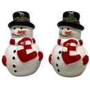 Ceramic Snowman Salt and Pepper Set