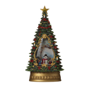 Lighted Tree Spinning Waterglobe -