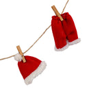 Santa Suit 'Clothesline' Garland - 32 Inches long - Garland - by Kurt Adler - view 2