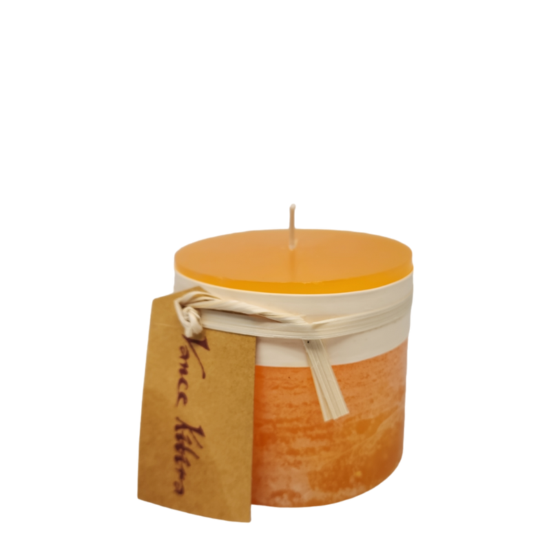 Timber Candle (3" x 3" ) - Pumpkin