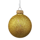 Christmas By Krebs 2 5/8 Glass Balls - Gold Caps - Red/Green/Gold 12 Pack