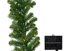 Ottawa Fir Solar-Powered Pre-Lit Garland - 106.3 Inches