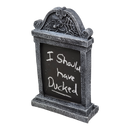 Tombstone Charlkboard - Spider