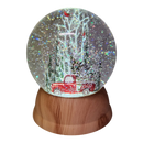 Lighted Spinning Waterglobe - Red Pickup