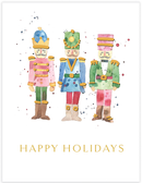 Petite Greetings Card Set (Happy Holidays Nutcrackers)