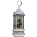Lighted Spinning Water Globe Lantern with Rotating Scene - Cardinal