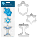 Jewish Holiday 3 Piece Cookie Cutter Set - Cookie Cutters - by R&M International
