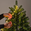 Twinkling Dreams Micro-LED Tree String Lights - Warm White - Silver Wire