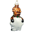 4 Inch Glass Ornaments To Personalize - Moose