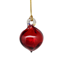 Egyptian Glass Mini Ornament - Christmas Red