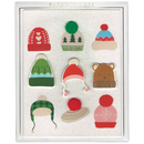 Handmade Greetings Boxed Cards - Winter Hats