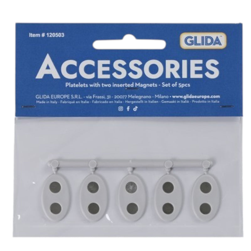 GLIDA Magnetic Plates: The Essential Link for Motion Magic - 5 piece Set
