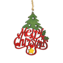 Laser Cut Wooden Ornament - Merry Christmas Tree
