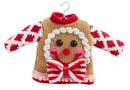 Gingerbread Ugly Sweater Ornament - Christmas >> Ornaments >> Clothing - by Kurt Adler