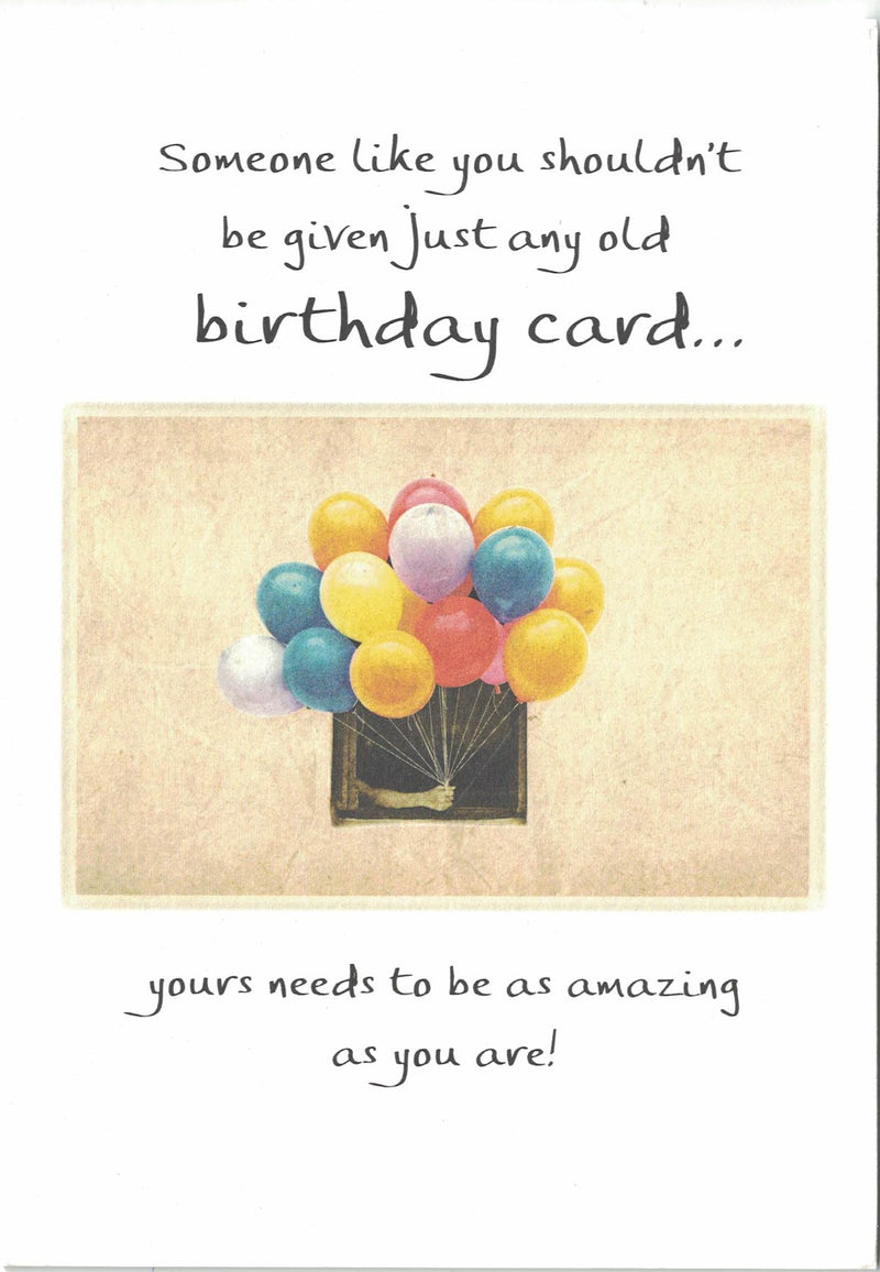 Someone Like You Shouldn't Be Given Just Any Old Birthday Card - The Country Christmas Loft