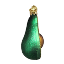 Avocado  Glass Ornament