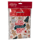 Resealable Treat Bags – Spirits Bright Design with Zipper (Set of 12)