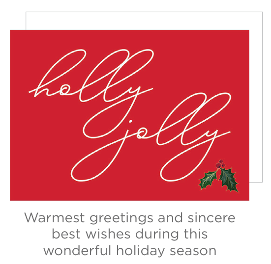 Wonders of Winter Collection – Holly Jolly Script