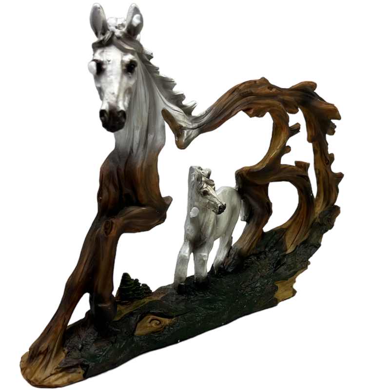 White Horse In A Horse Figurine