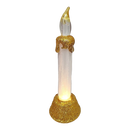Light-Up LED Glittered 6 Inch Candle -