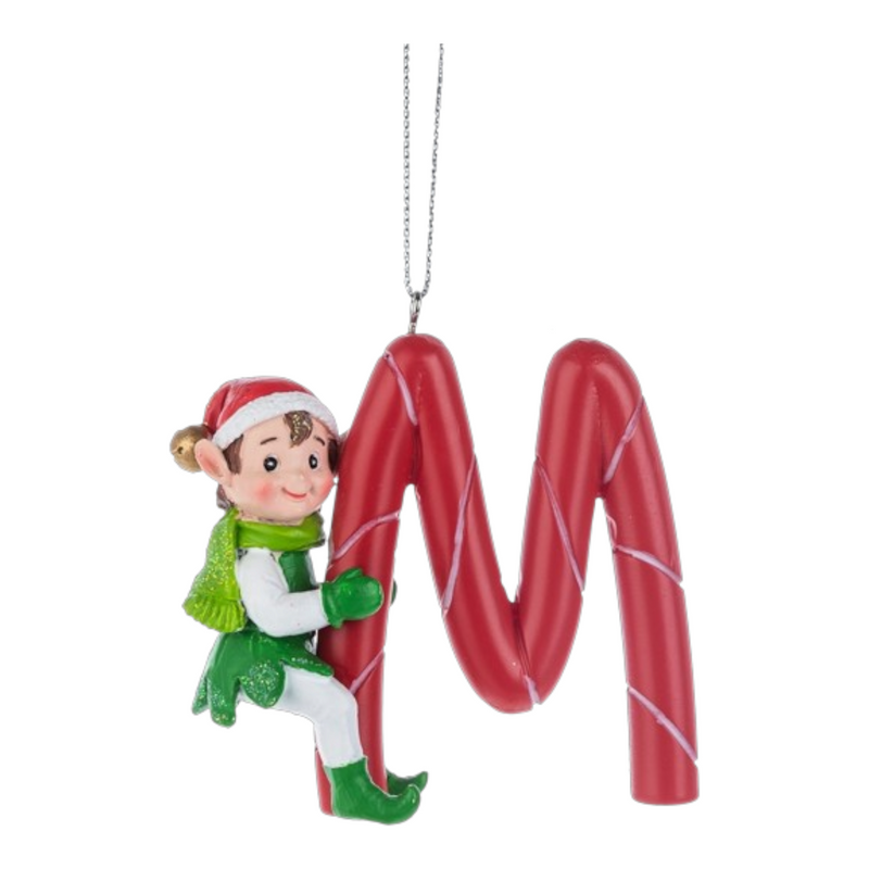 Kindness Elves Monogram Ornament -