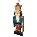 Regal Wooden Nutcracker - Blue - Christmas >> Ornaments - by Gerson - view 2