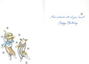 Dancing Corgis Birthday Card  - Birthday Card - Gift Shoppe >> Greeting Cards >> Blank - by Leanin Tree - view 2