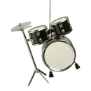 Black Drum Set Ornament
