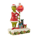 Grinch by Lighted Stop Sign